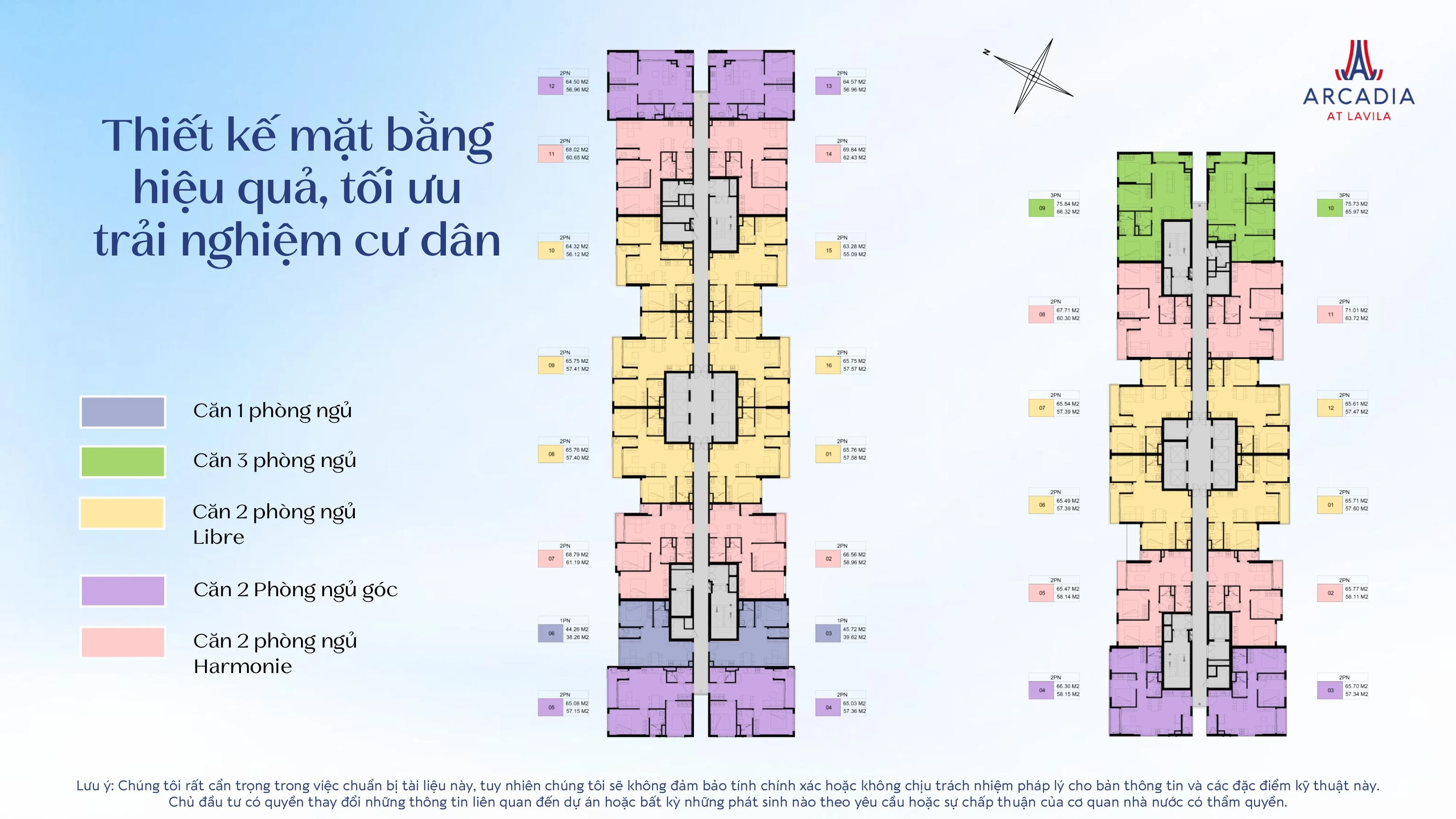 Mặt bằng tổng thể Arcadia at Lavila Quận 7