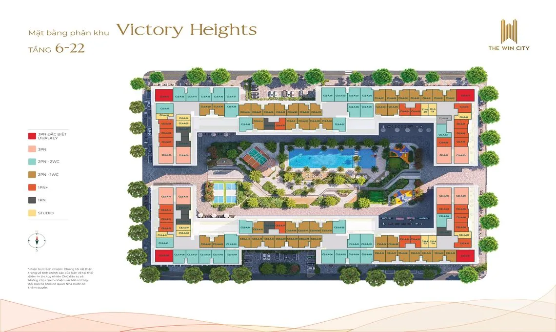 Mặt bằng The Win City